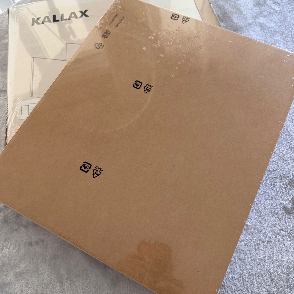 IKEA KALLAX Insert with 1 Shelf White 13x13 204.237.20 Set of 2 New Sealed - Picture 6 of 9